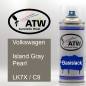 Preview: Volkswagen, Island Gray Pearl, LK7X / C9: 400ml Sprühdose, von ATW Autoteile West.